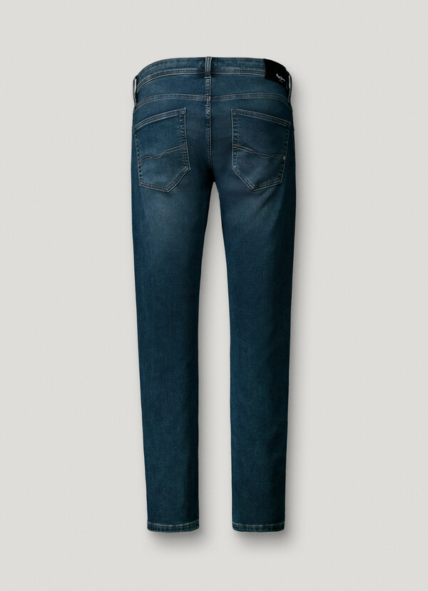 SLIM FIT MID-RISE JEANS - TRACK