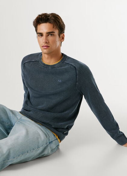 CREW NECK PIQU&Eacute; JUMPER