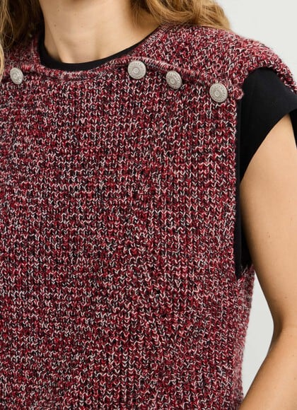 MOULINE SLEEVELESS JUMPER