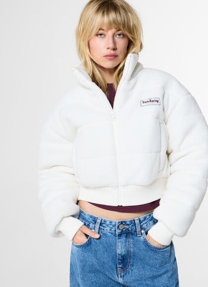 PADDED FLEECE PUFFER JACKET