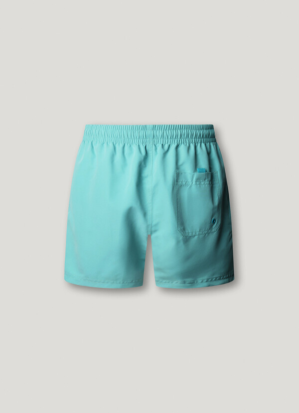 SWIM SHORTS WITH CIRCULAR LOGO