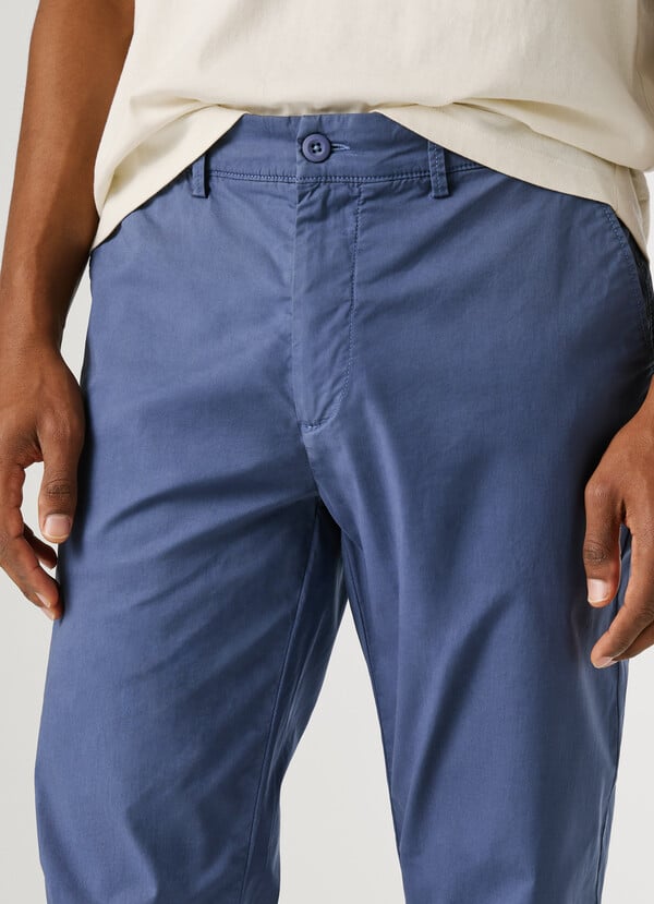 SLIM FIT CHINO TROUSERS
