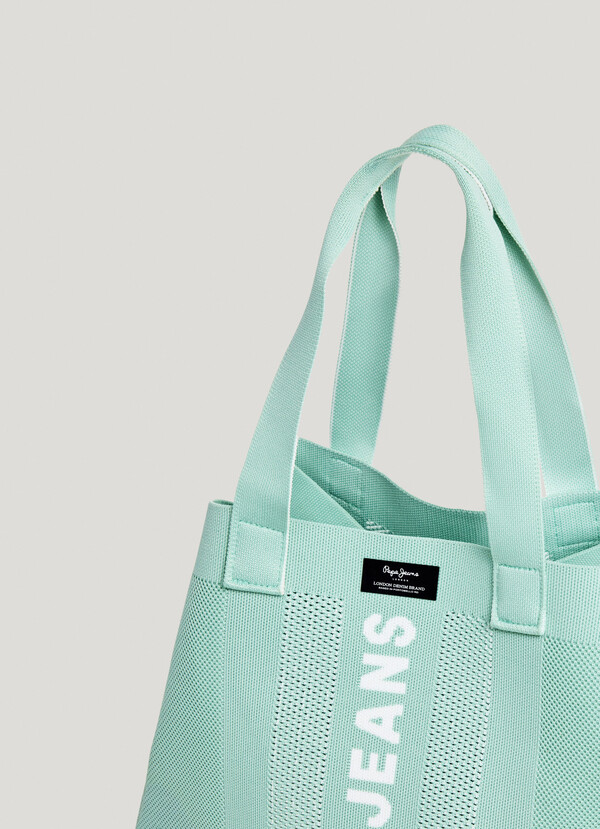 LOGO PRINT SHOPPER BAG
