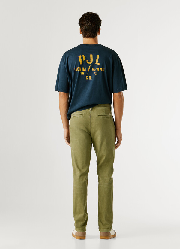 TAPERED FIT CHINO TROUSERS