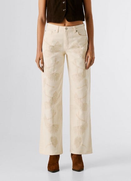 MID-RISE WIDE FIT JEANS - LINA