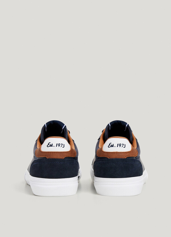 CLASSIC TRAINERS WITH SUEDE DETAILS - KENTON