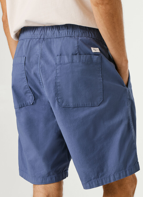 RELAXED FIT POPLIN SHORTS