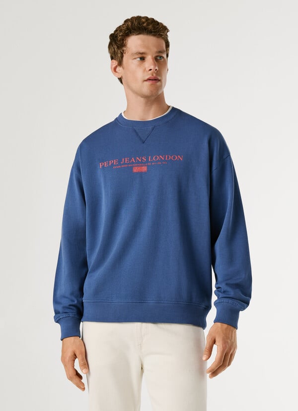 CREW NECK LOGO SWEATSHIRT