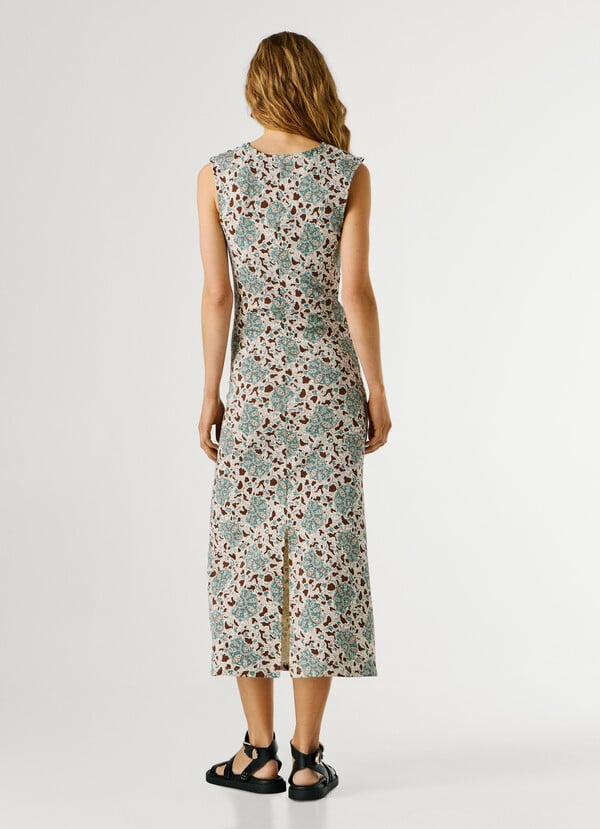 FLORAL PRINT MAXI DRESS