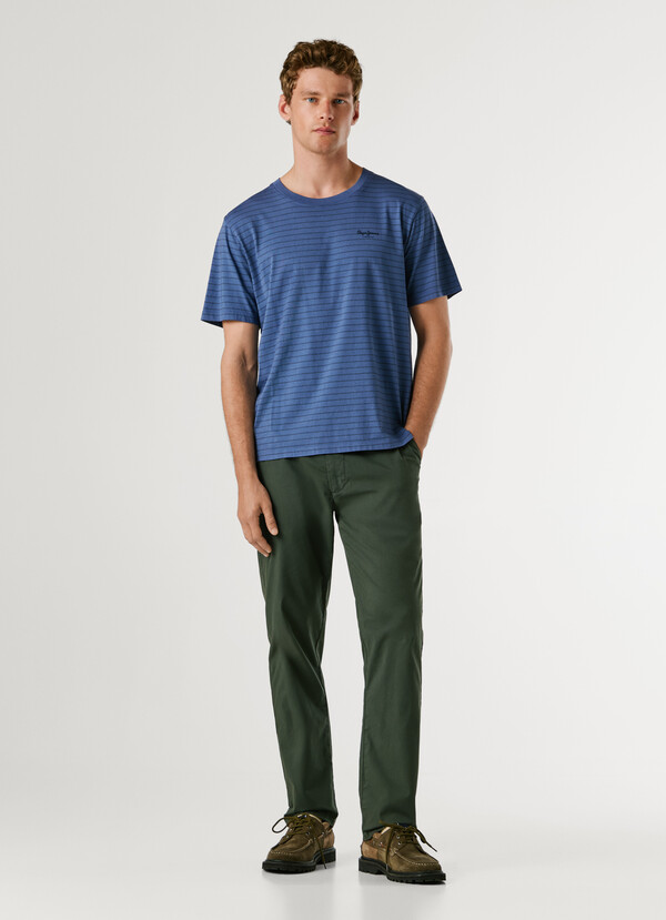 REGULAR FIT STRIPED T-SHIRT