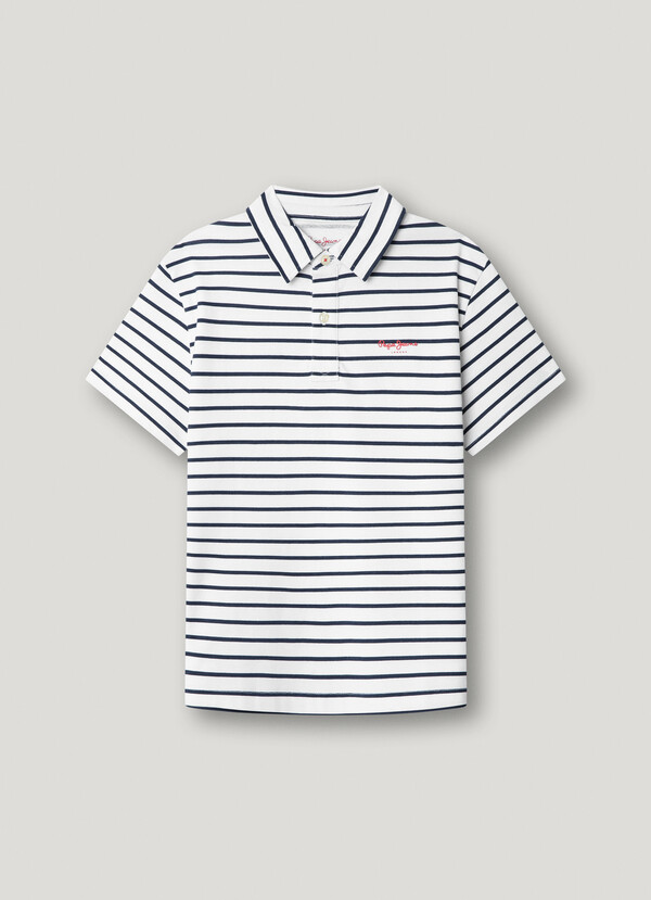 REGULAR FIT STRIPED POLO