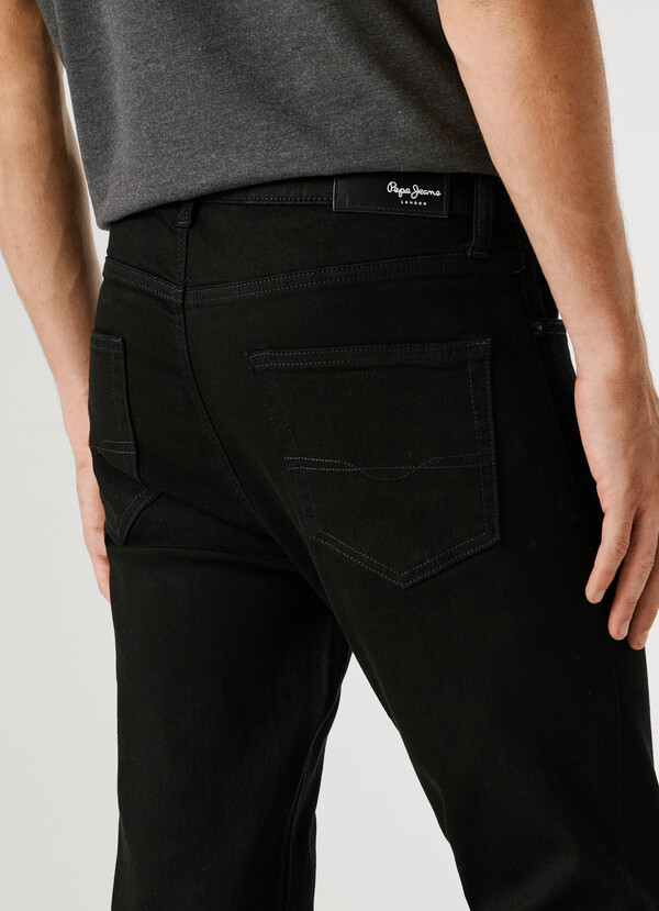 SKINNY FIT MID-RISE JEANS - FINSBURY