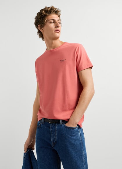 SLIM FIT LOGO PRINT T-SHIRT