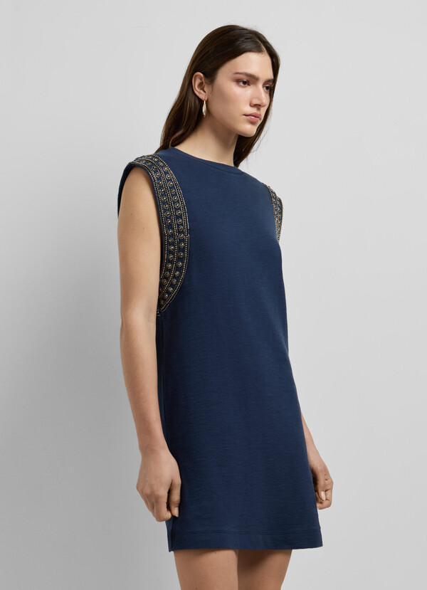 SLEEVELESS MINI DRESS