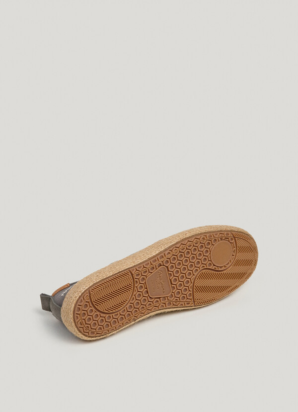 BLUCHER SHOES WITH JUTE DETAILS