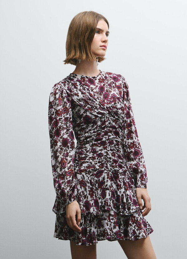 FLORAL PRINT MINI DRESS