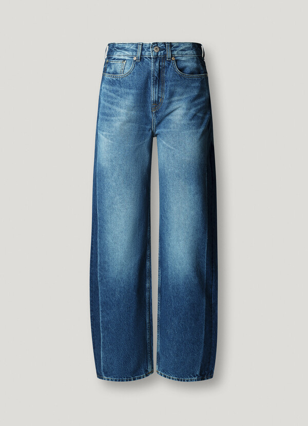 HIGH-RISE STRAIGHT FIT JEANS - EDEN