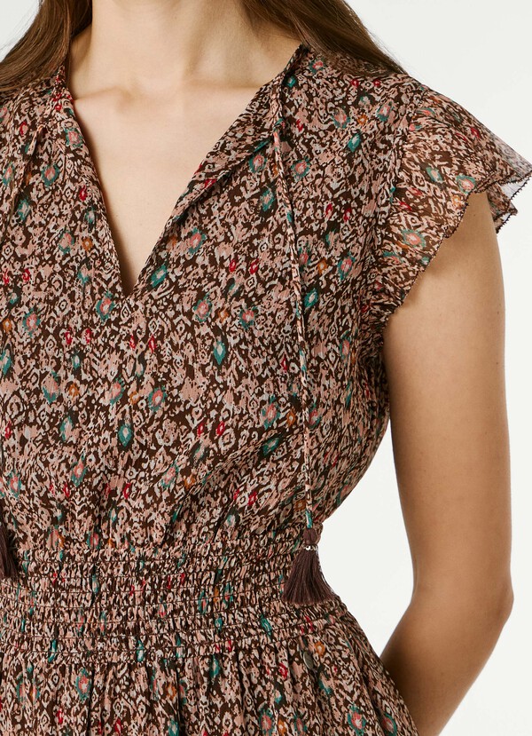 FANTASY PRINT MINI DRESS