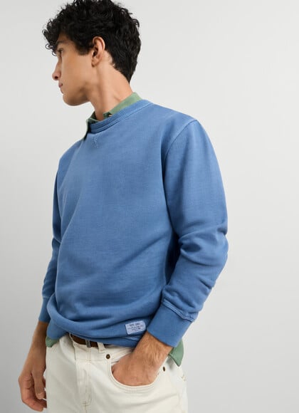 REGULAR FIT CREW NECK SWEATSHIRT