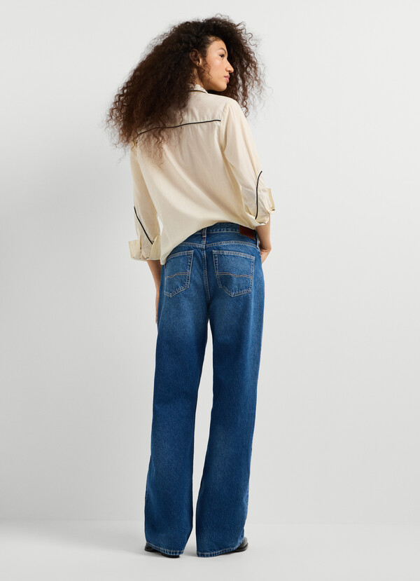 HAZEL - MID-RISE LOOSE FIT JEANS