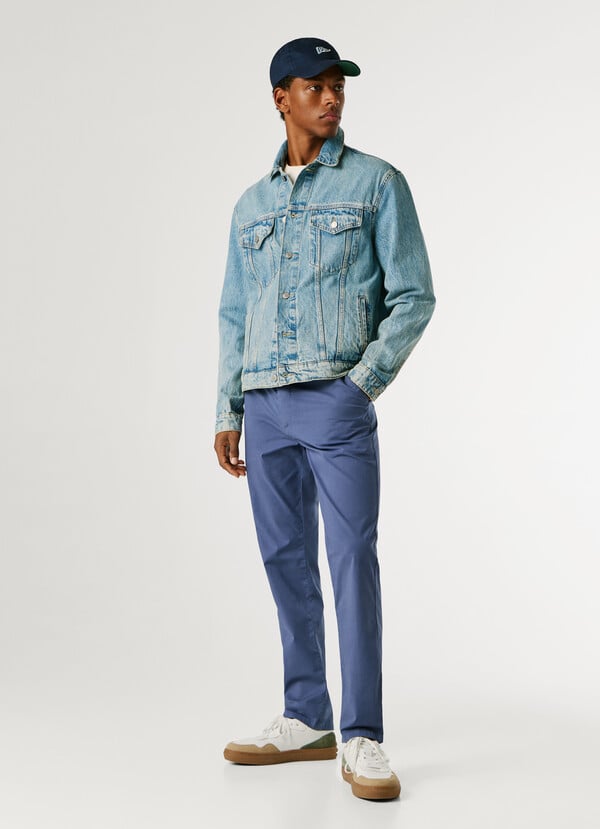 SLIM FIT CHINO TROUSERS