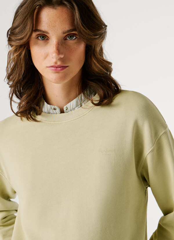 CREW NECK LOGO SWEATSHIRT