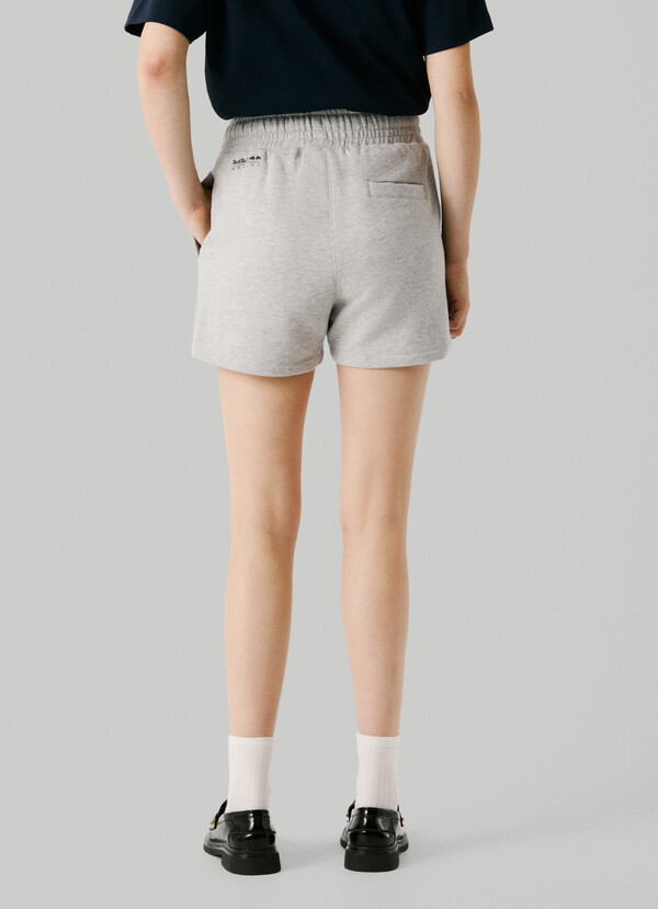 FLEECE SHORTS WITH ADJUSTABLE WAIST