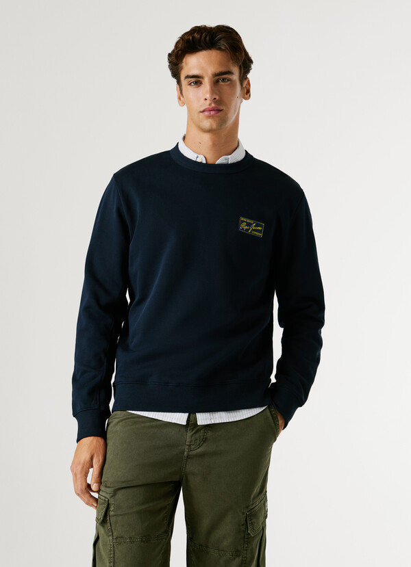 CREW NECK LOGO SWEATSHIRT