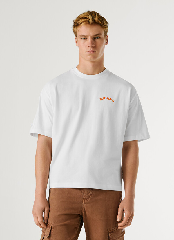 WIDE FIT BACK PRINT T-SHIRT