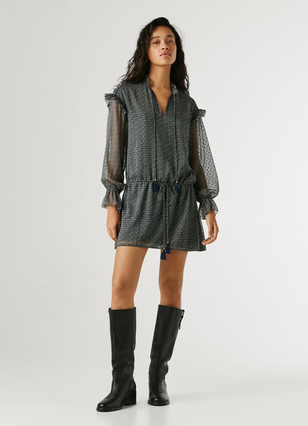 RUFFLES MINI DRESS