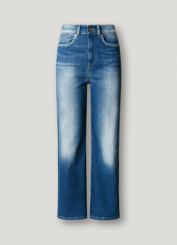 LEXA - HIGH-RISE STRAIGHT FIT JEANS