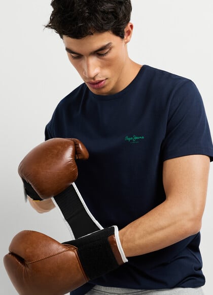 SLIM FIT LOGO PRINT T-SHIRT