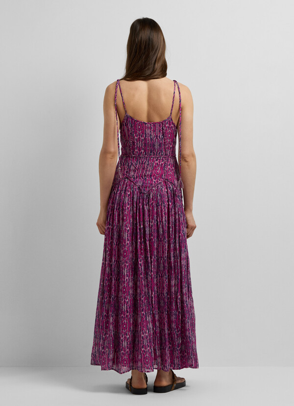 ABSTRACT PRINT MAXI DRESS