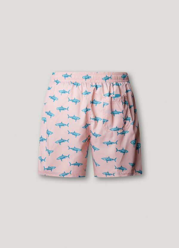 SWIM SHORTS WITH SHARK PRINT