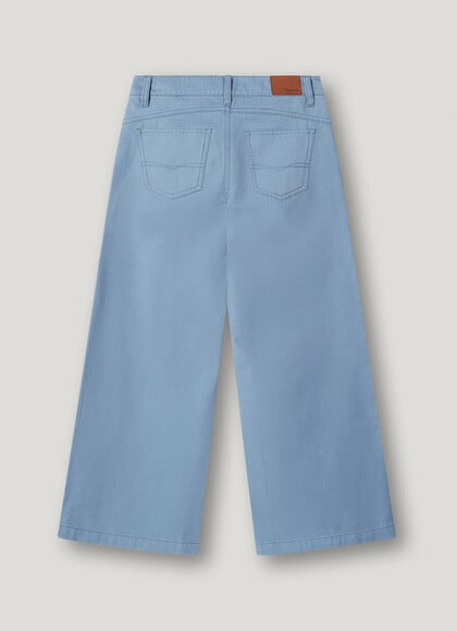 LOW-RISE WIDE FIT TROUSERS