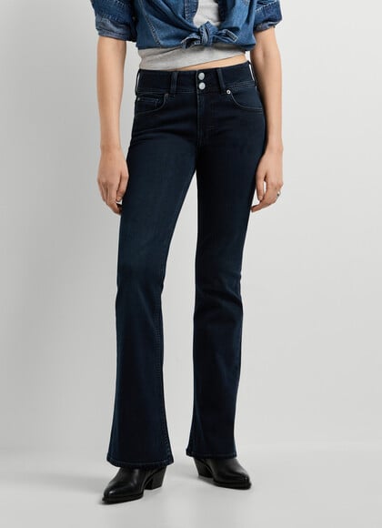 VENUS - MID-RISE FLARE FIT JEANS