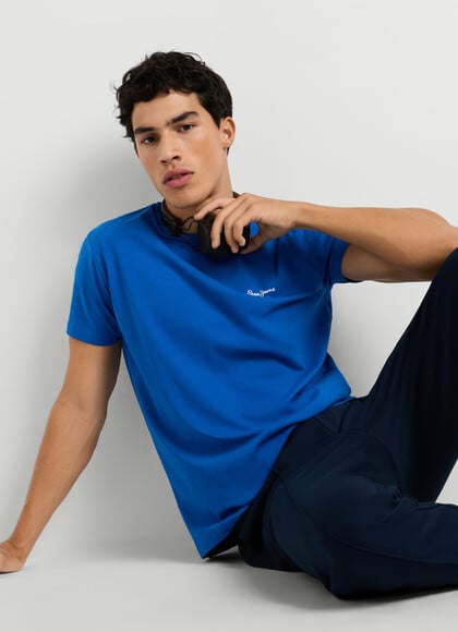 SLIM FIT LOGO PRINT T-SHIRT
