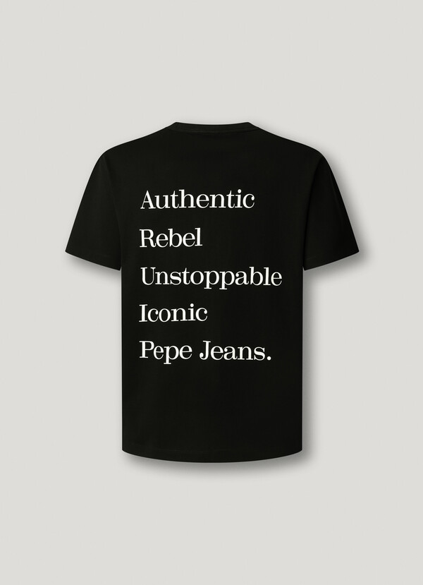 RELAXED FIT BACK PRINT T-SHIRT