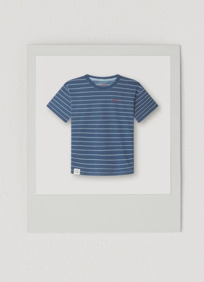 RELAXED FIT STRIPED T-SHIRT