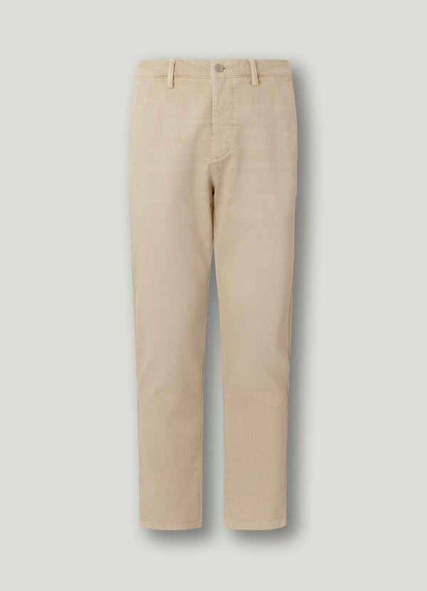 TAPERED FIT CHINO TROUSERS