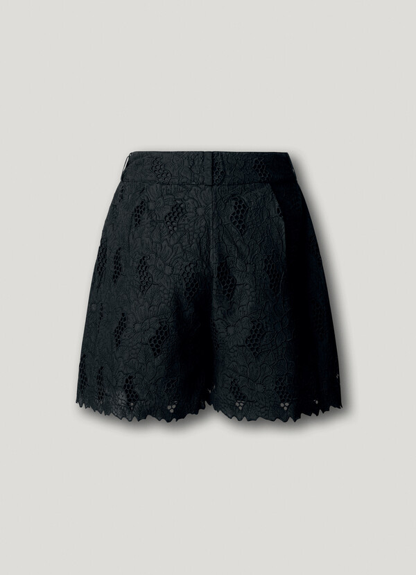 SHORTS WITH OPENWORK DETAILS
