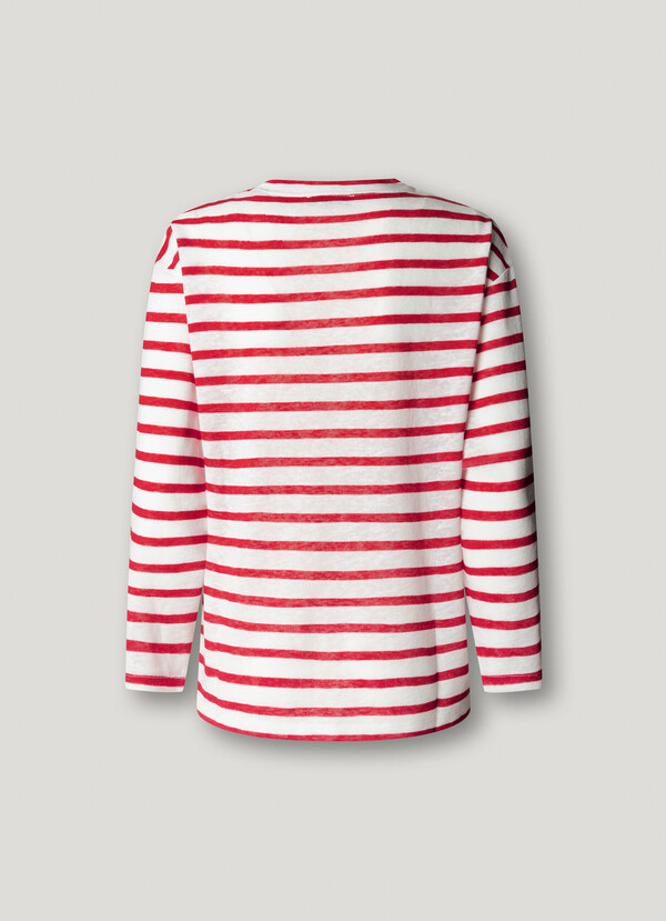 LONG SLEEVE STRIPED T-SHIRT