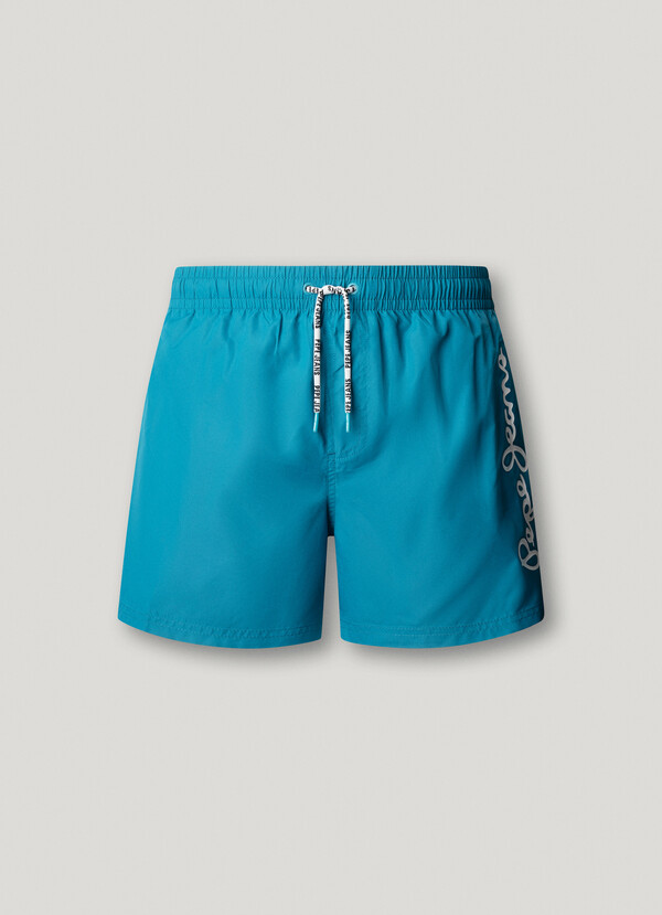PRINTED LOGO SWIM SHORTS