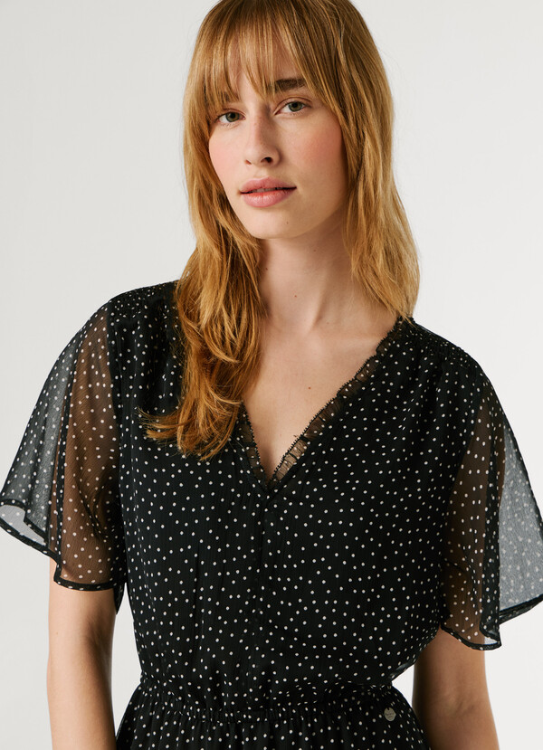 POLKA DOT MINI DRESS