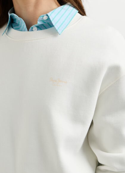 CREW NECK LOGO SWEATSHIRT