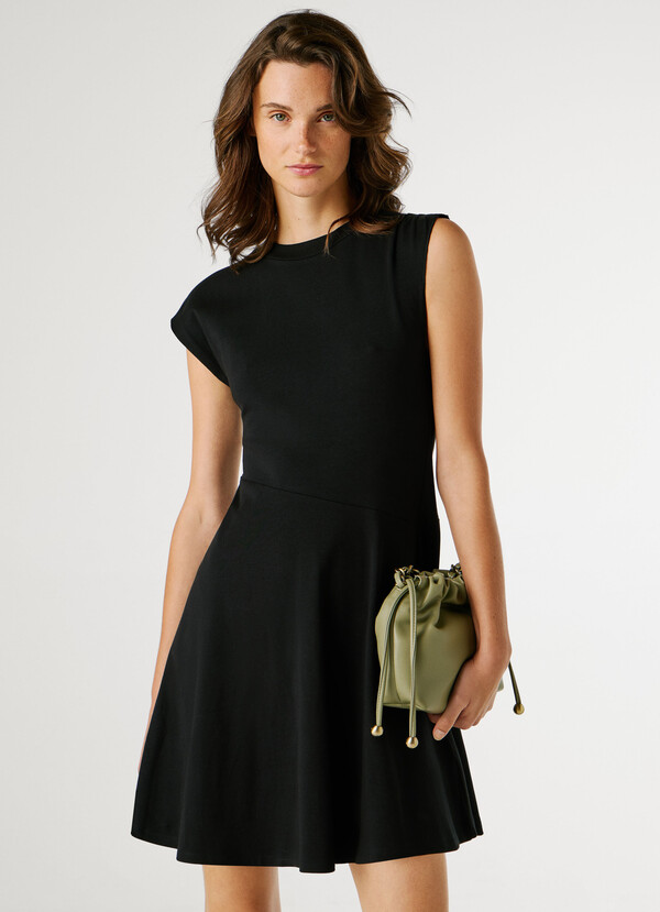 ASYMMETRIC MINI DRESS