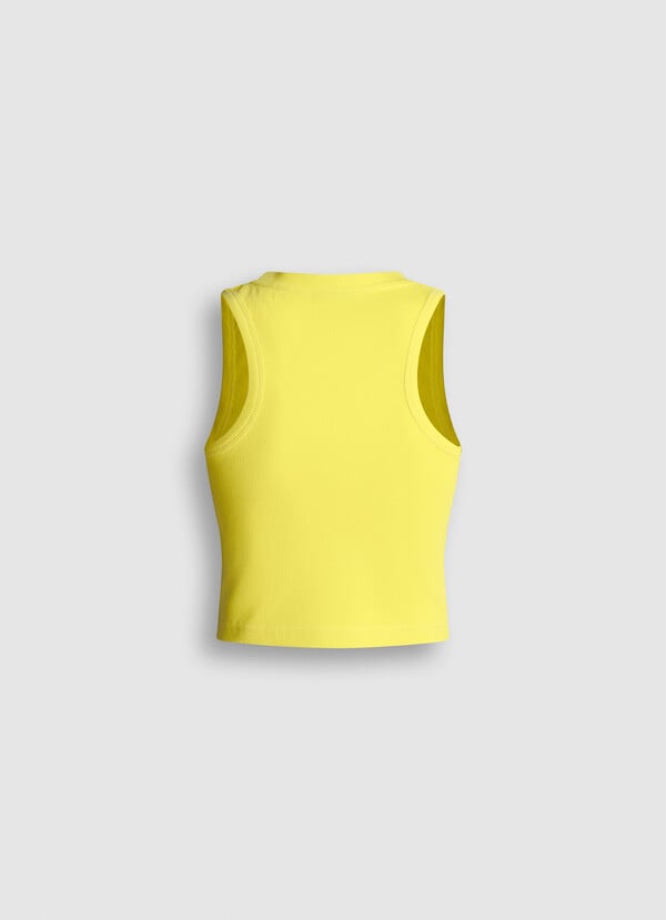 CROPPED SLEEVELESS TOP
