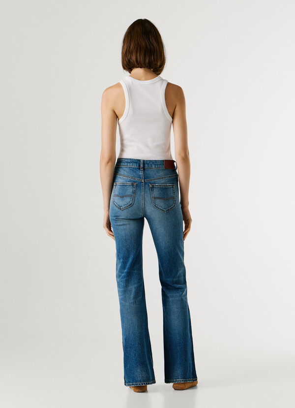 HIGH-RISE FLARE FIT JEANS - WILLA