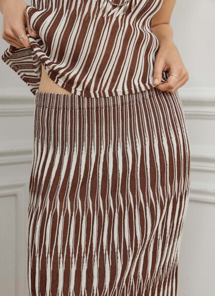 LONG KNIT SKIRT