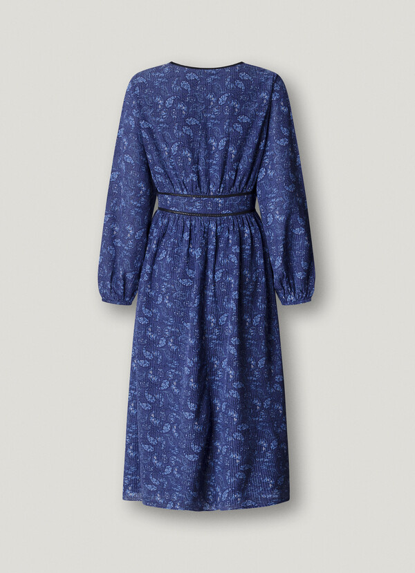 PAISLEY PRINT MAXI DRESS